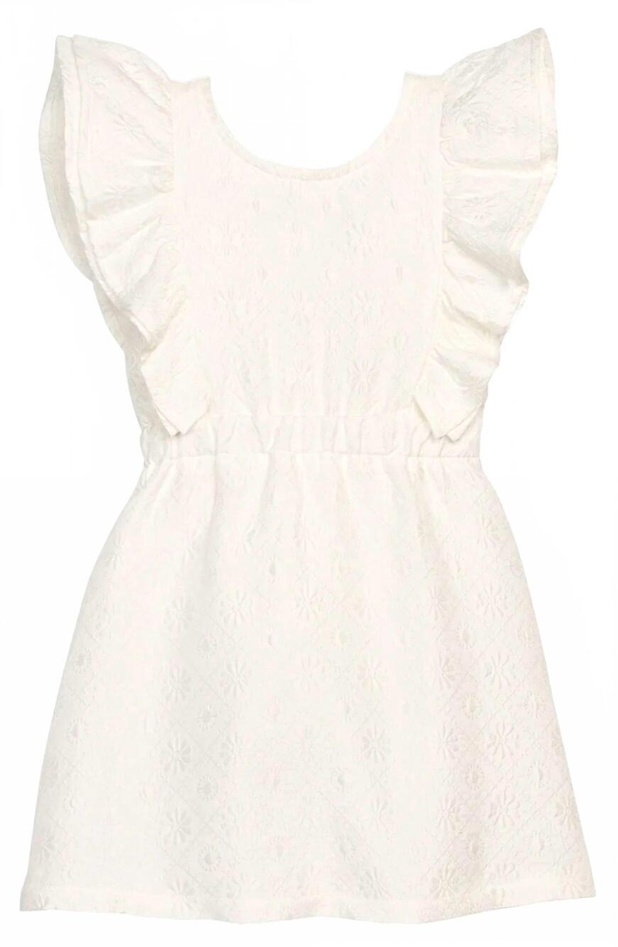NEW BISBY women's sadie dress in white